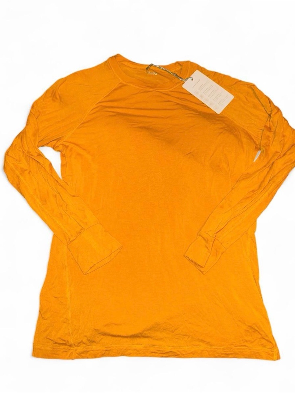Mandala Women's Long Sleeve antimicrobial, spill resistant underscrub Orange